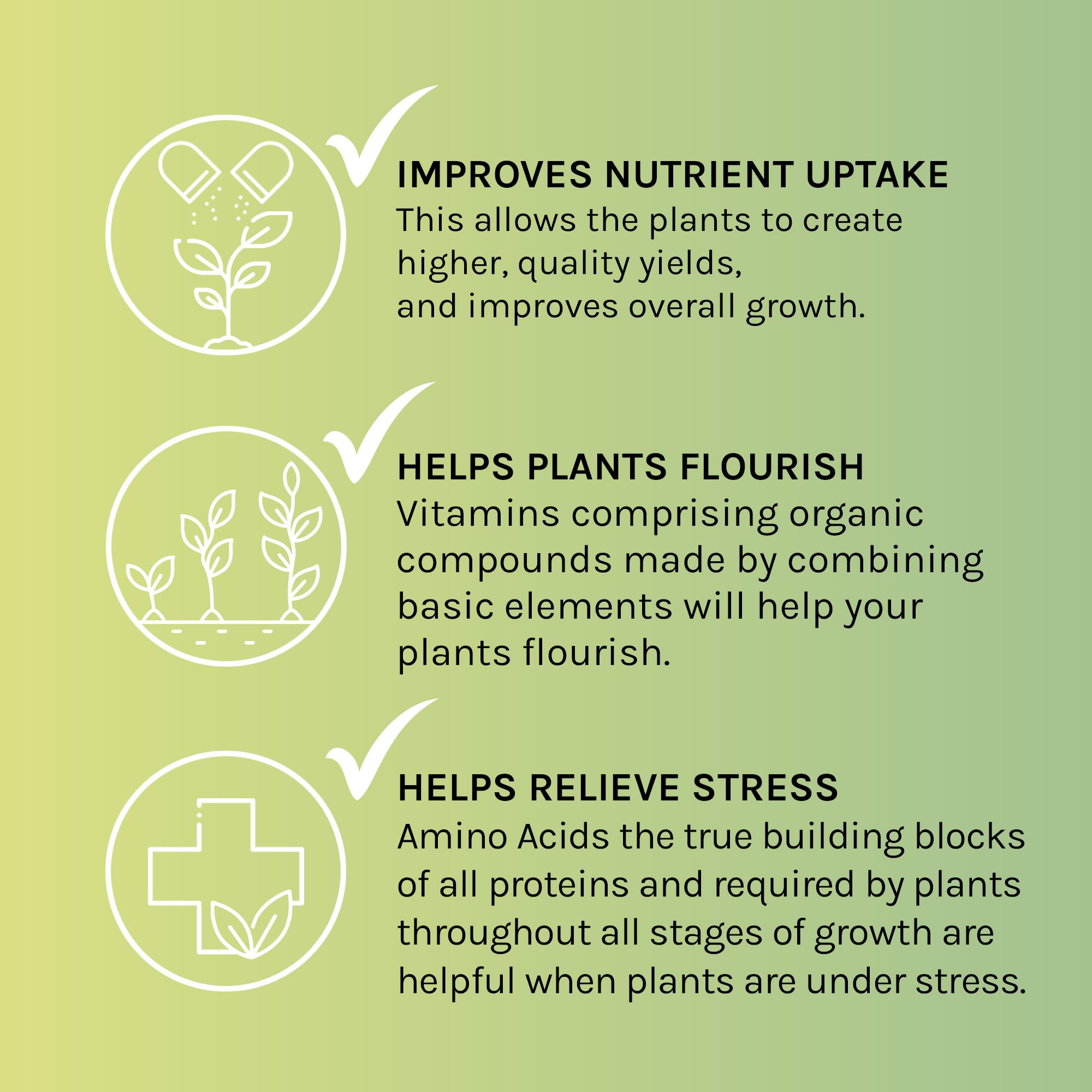 Microbe Life Hydroponics Premium Vitamins & Amino Acids Essential for Maximum Plant Growth and Root Uptake, Use with Any Feeding Systems Including Hydroponics or Soil, 32 Ounces