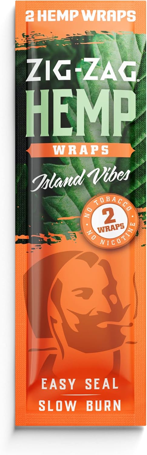 ZIG-ZAG Hemp Wraps, Summer Slice, 25-Pack