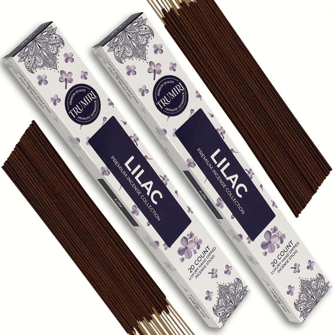 Cannabis Scented Incense Sticks - Total 40 Insence-Sticks - Dual Pack of 20 Insense - Inciensos - Inscents - Natural Non Toxic Ingredients - Incents - Incence - Inscense - Insents