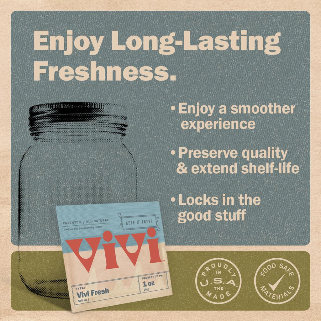 Vivi Fresh 5 LB Humidity Control Pack | Individually Wrapped | For All Airtight Storage Containers, Store Longer and Preserve Freshness | Made in the USA by Boveda