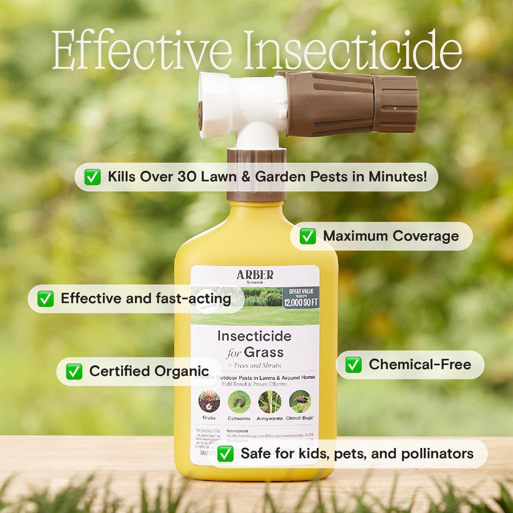 Organic Insecticide & Fungicide for Plants - Indoor/Outdoor, 16oz | Indoor and outdoor protection controls powdery mildew, spider mites, aphids, whiteflies, and fungus gnats
