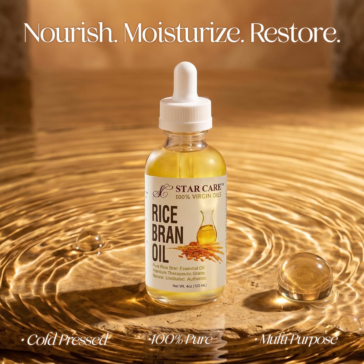 100% Virgin Hemp Oil Pure Cannabis Sativa Seed Oil for Face, Body, Hair, and Nails – Made in USA, 4oz (120ml)