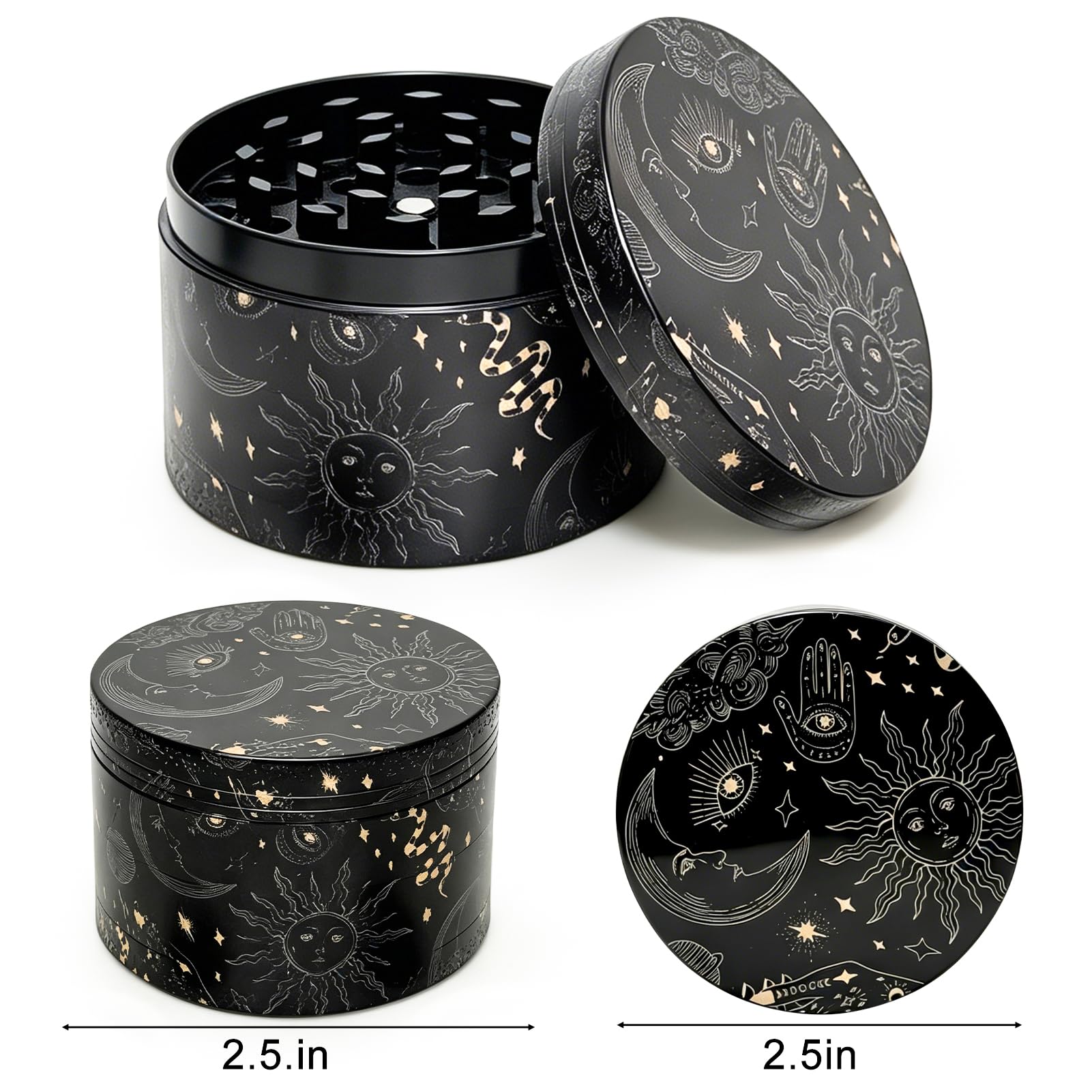 2.5 Inch Boho Grinder Kitchen Help Grinder