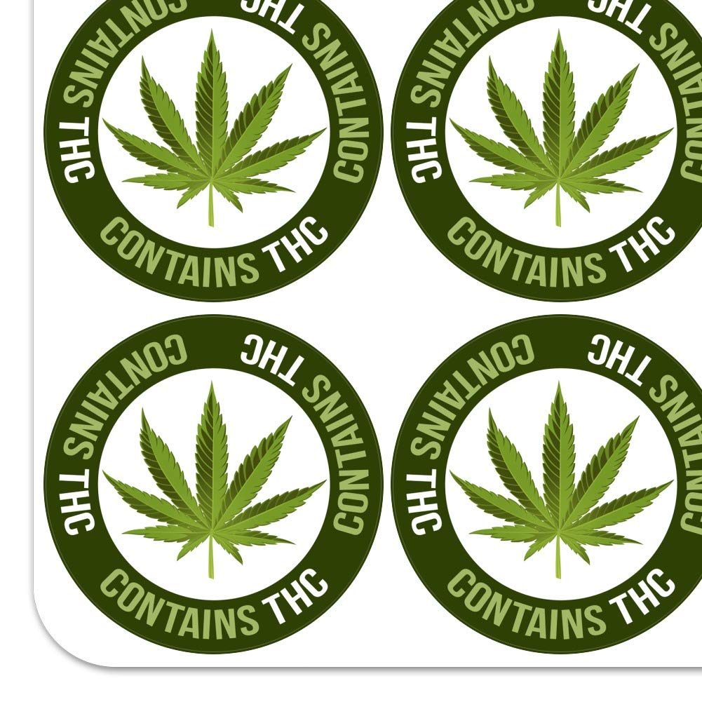 Contains THC Cannabis Marijuana Pot Planner Calendar Scrapbooking Crafting