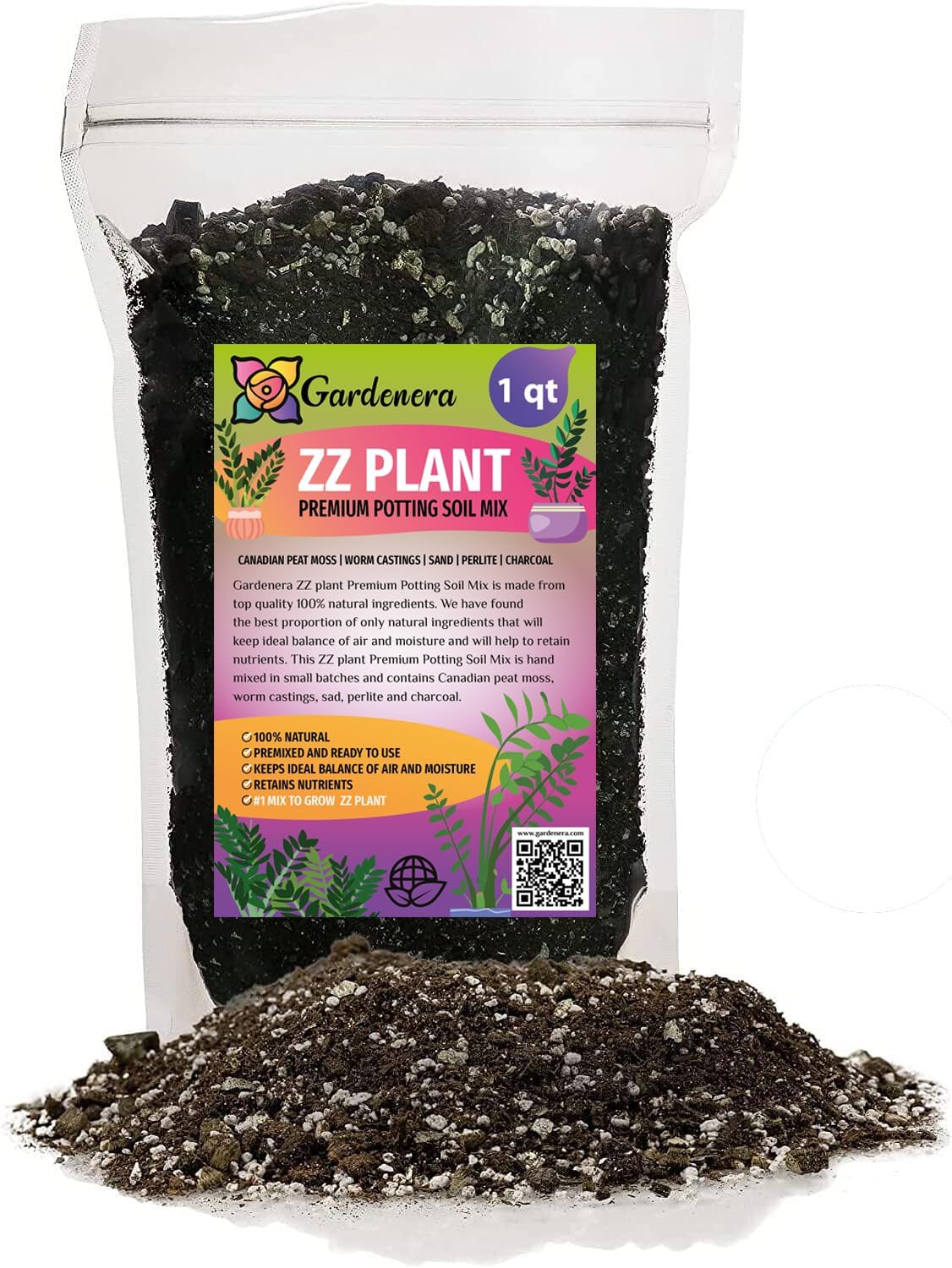Premium JUST-ADD-Water Potting Soil Mix - Optimal Nutrient-Rich Blend for Thriving and HIGH-Yield Herbal Plants - 3 Quart