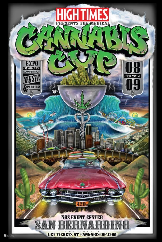 High Times Cannabis Cup San Bernardino 2014 Cool Wall Art Print Poster 24x36