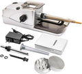 Electric Rolling Machine Set with Manual Herb Grinder and Pre-Roll Holder Case - Grind, Pack King Size Cones