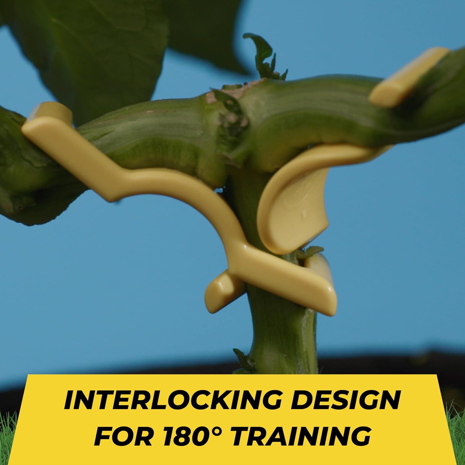BudTrainer BudClips for Low Stress Plant Training, Green, 20-Pack | Universal LST Clips to Bend Or Train Stems | Durable Plant Support For Controlled Growth At Any Stage