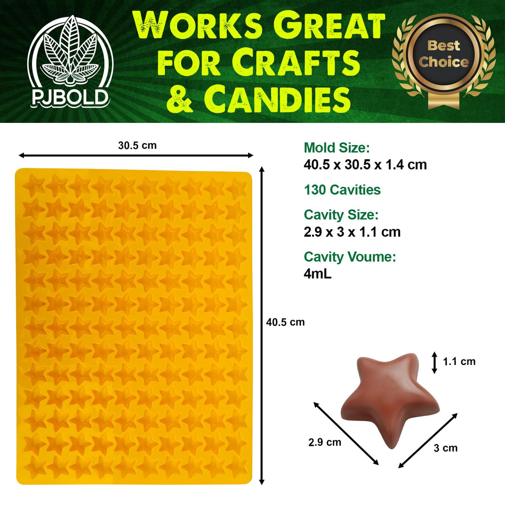 Marijuana Leaf Silicone Candy Mold - Half Sheet