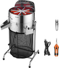 VEVOR Electric Bud Leaf Trimmer, 18 in Tiltable Bud Trimmer with Sharp Stainless Steel Blades, Adjustable Speed, Hydroponic Cutting Machine with Collection Bag Hand Pruner & Scissors, for Leaves Buds