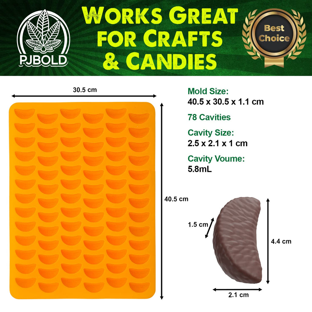 Marijuana Leaf Silicone Candy Mold - Half Sheet