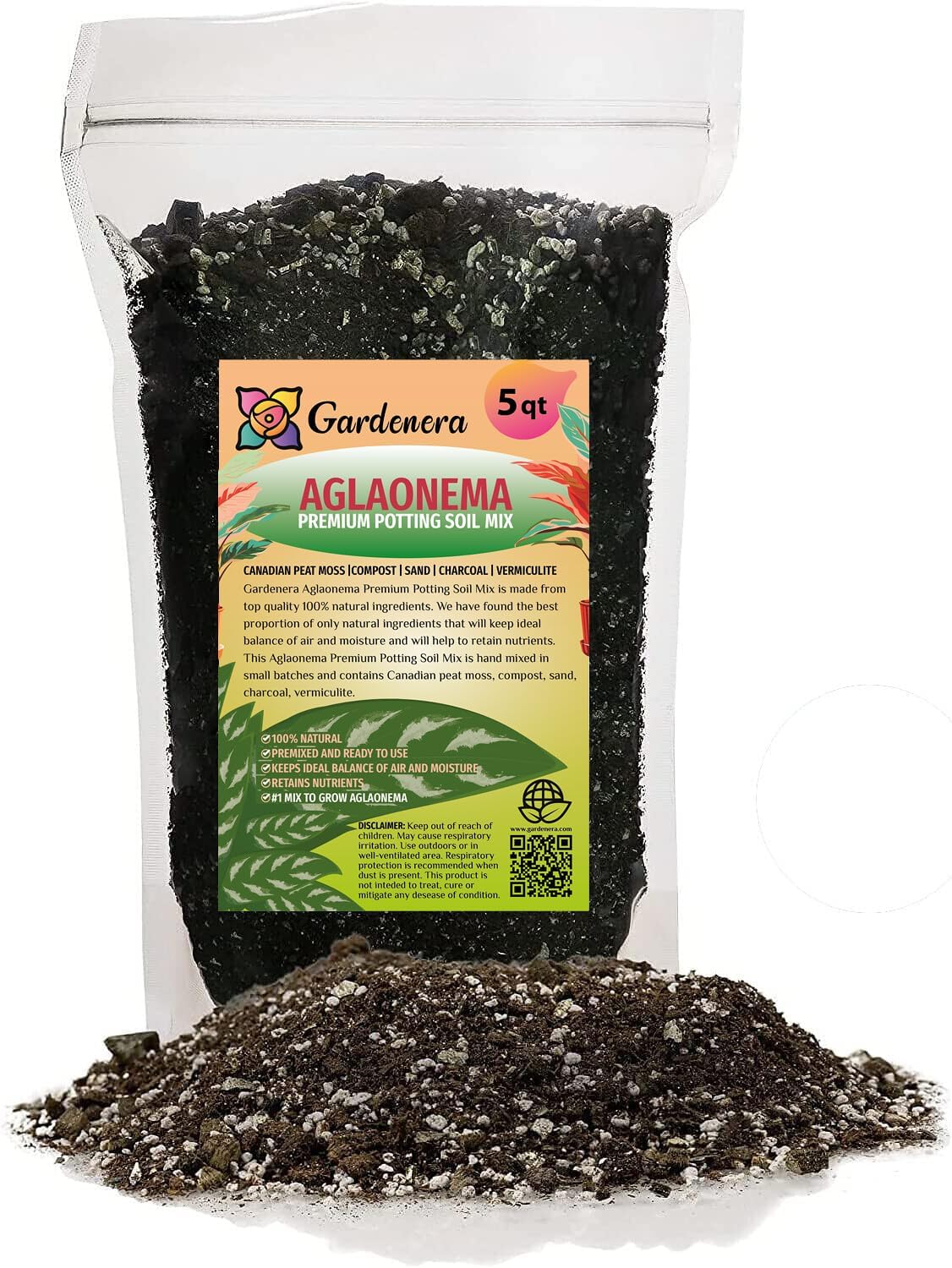 Premium JUST-ADD-Water Potting Soil Mix - Optimal Nutrient-Rich Blend for Thriving and HIGH-Yield Herbal Plants - 3 Quart