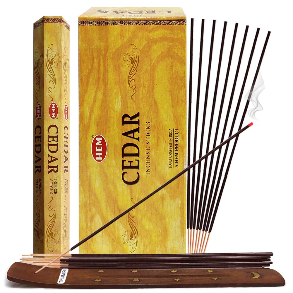 Cannabis Incense Sticks and Incense Stick Holder Bundle Insence Insense Hem Incense Sticks