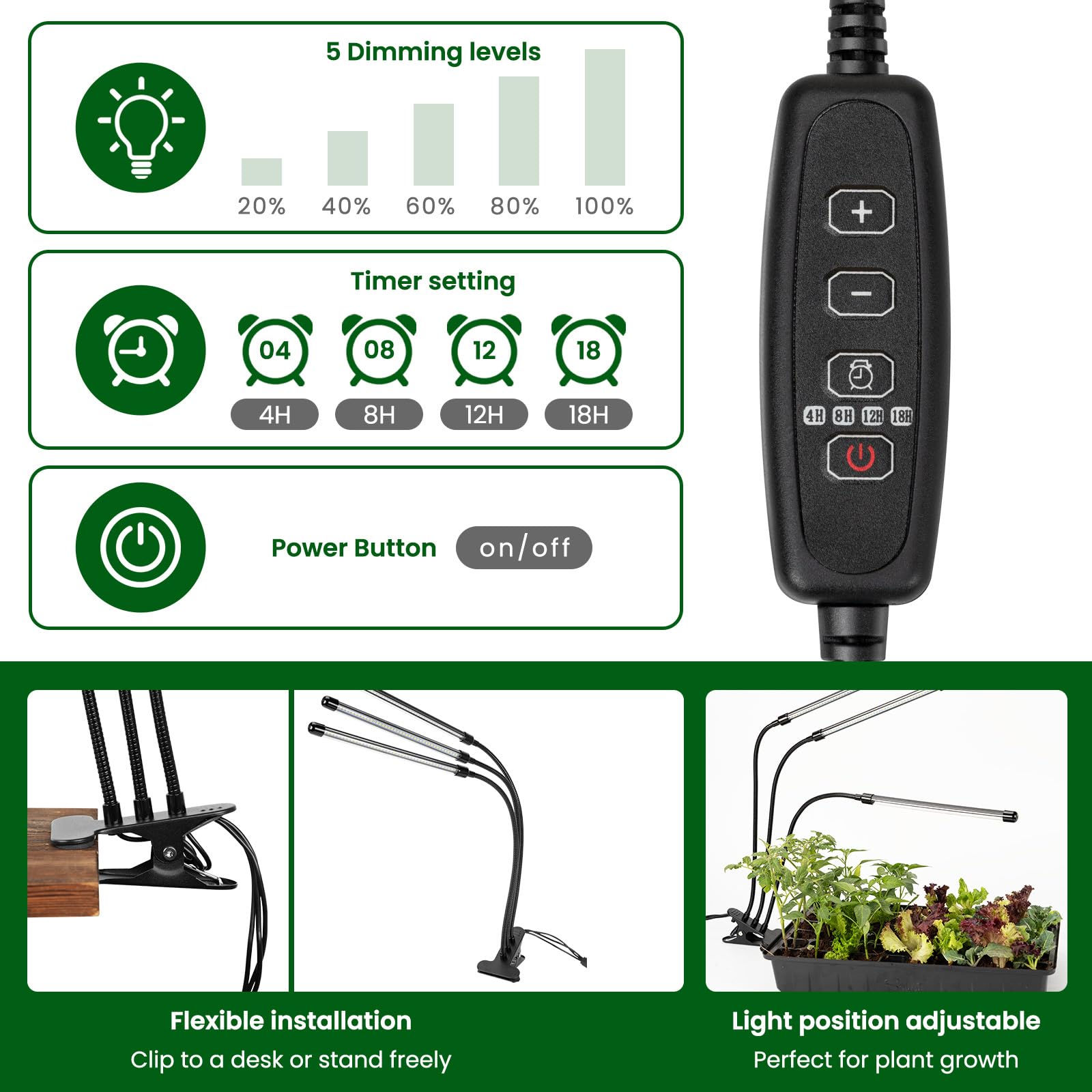 SOLIGT 3 Set 60-Cell Seed Starter Kit with Domes, Cell Trays and Heat Mats | Cloning, Propagation and Germination Station