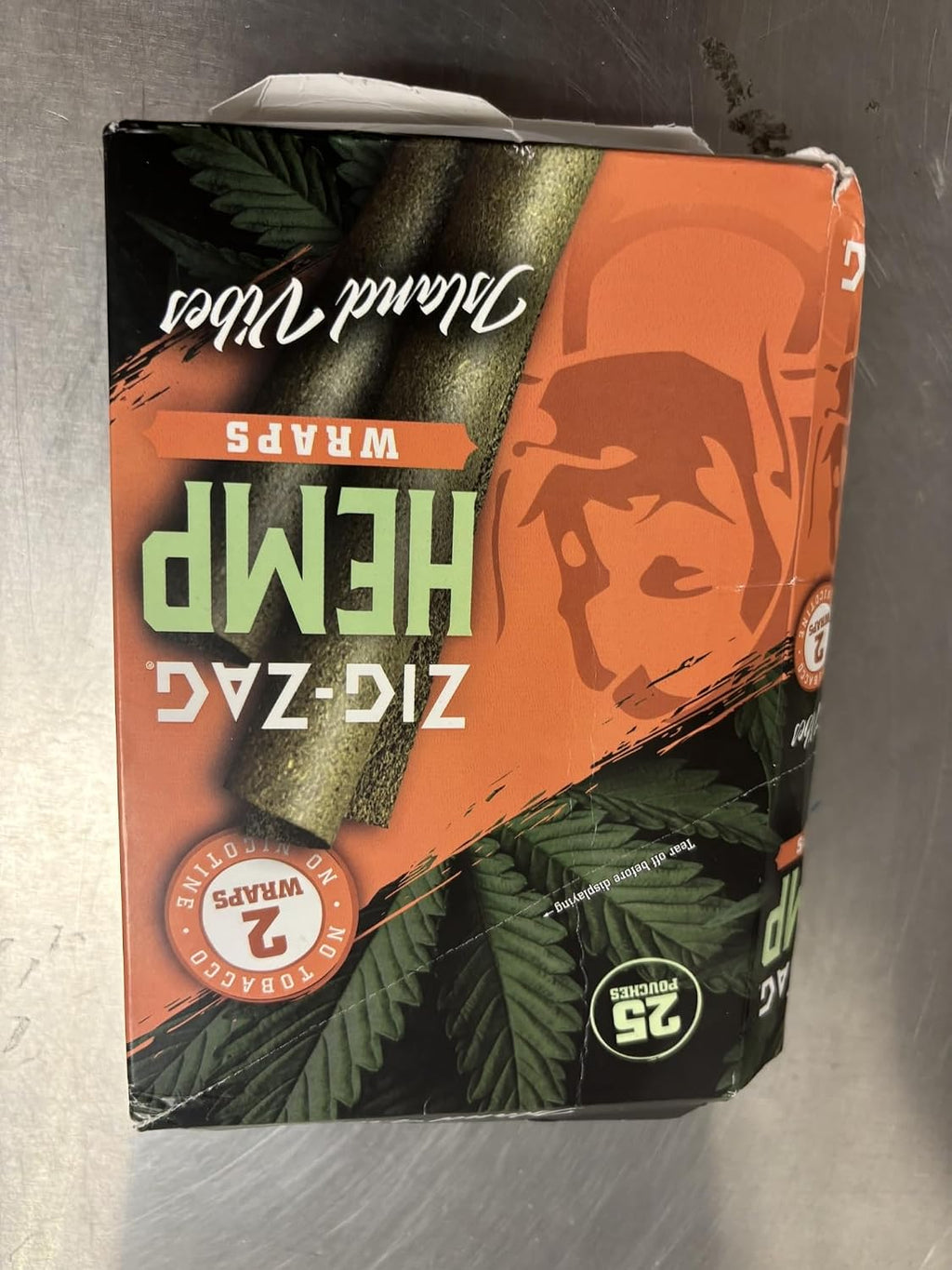 ZIG-ZAG Hemp Wraps Rolling Papers, Mellow Haze 6 pack | 2 sheets per pack, Slow Burn, Plant Based