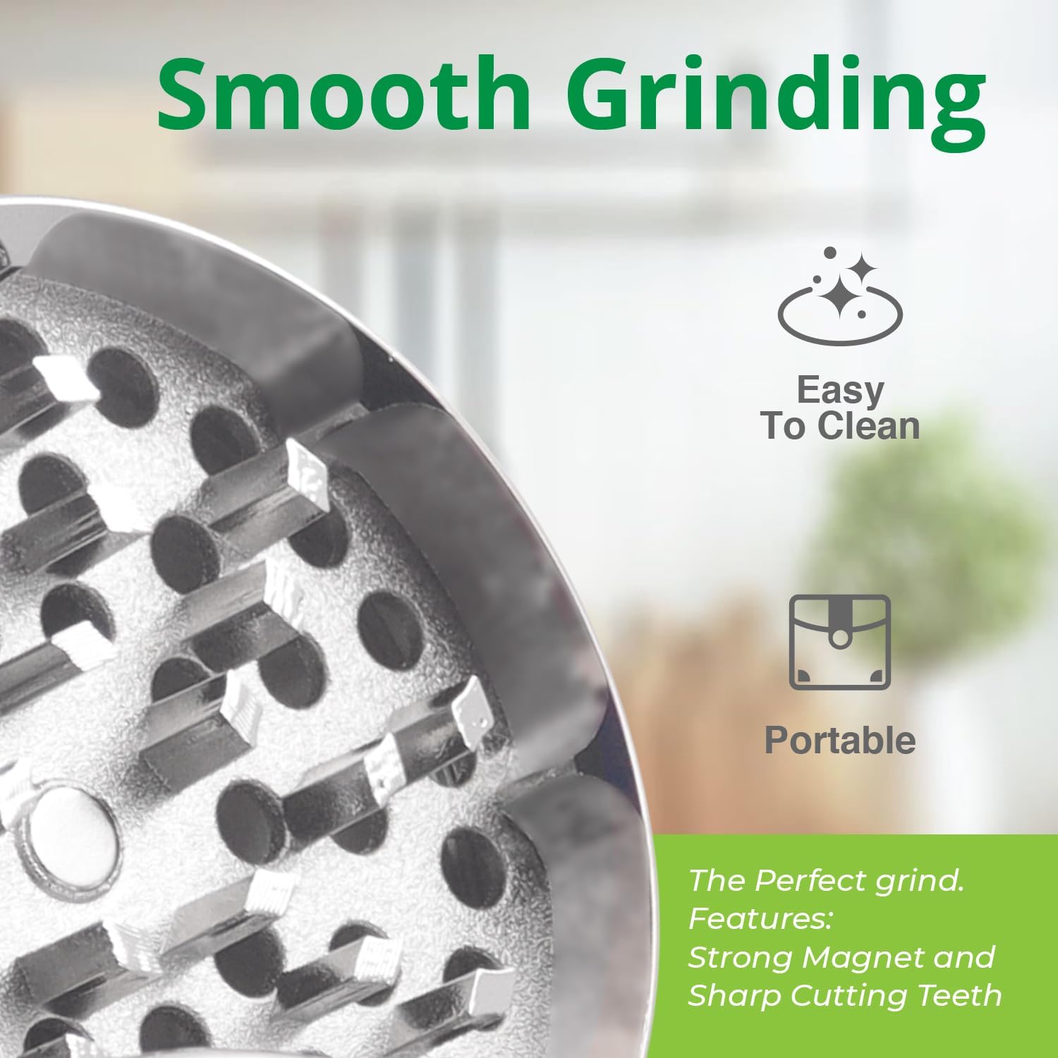 2.5" Manual Grinder (Silver)