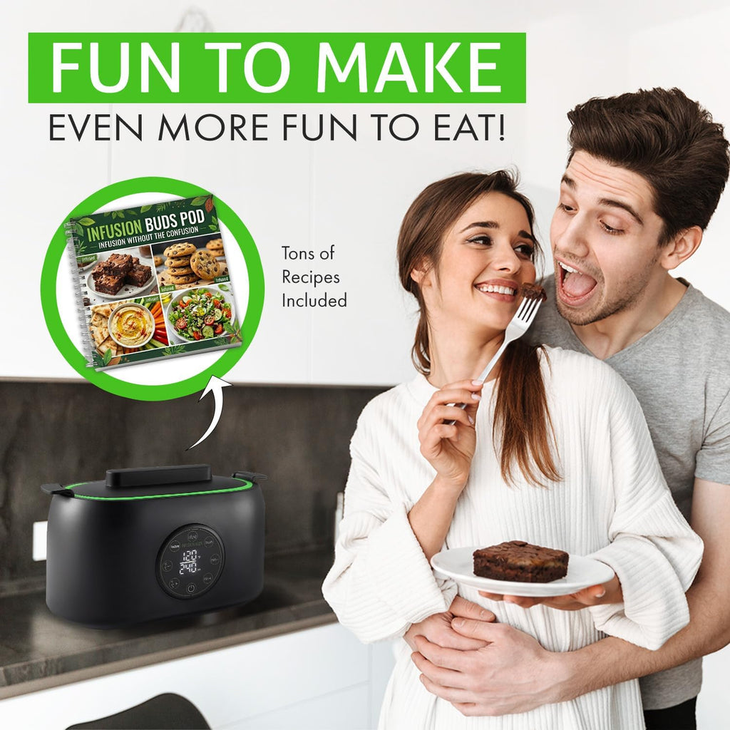 2-in-1 Herb Decarboxylator and Infuser, Oil Infuser & Butter Maker Machine | Magically Decarb Herbs, Infuse Butter Oil and Tinctures, - Complete Kit with Recipe Book & All Accessories, 3 Cups Capacity
