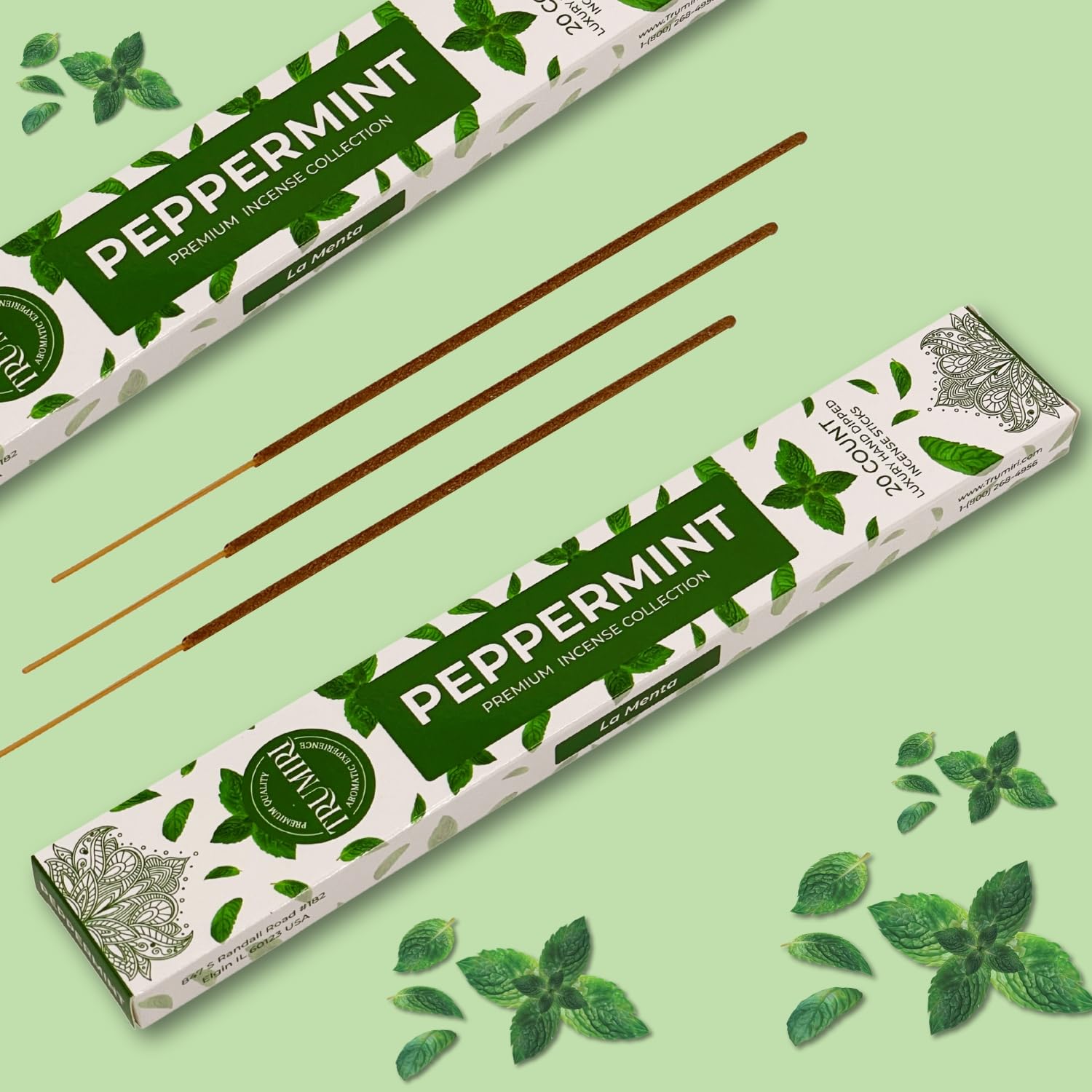 Cannabis Scented Incense Sticks - Total 40 Insence-Sticks - Dual Pack of 20 Insense - Inciensos - Inscents - Natural Non Toxic Ingredients - Incents - Incence - Inscense - Insents