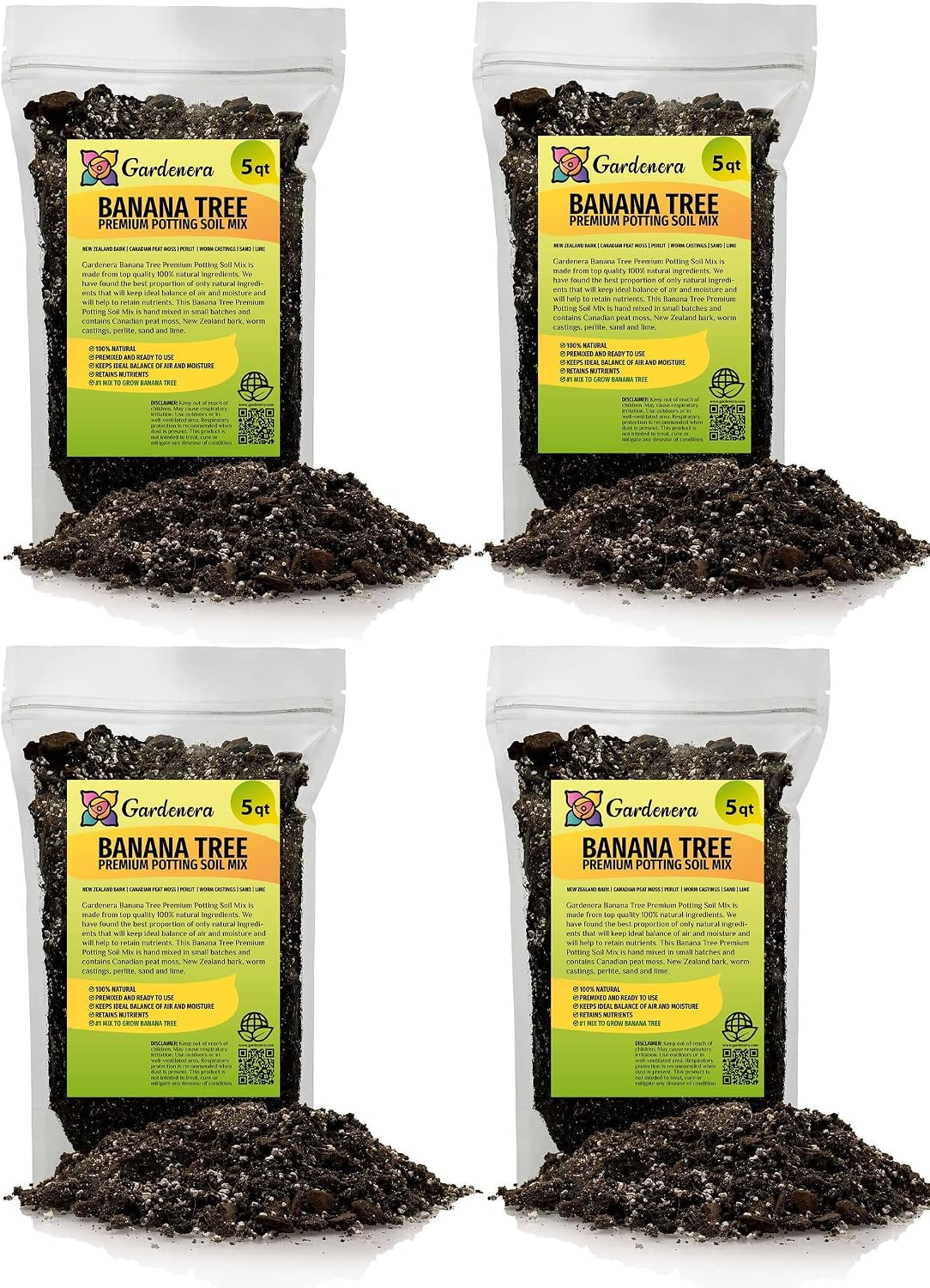 Premium JUST-ADD-Water Potting Soil Mix - Optimal Nutrient-Rich Blend for Thriving and HIGH-Yield Herbal Plants - 3 Quart