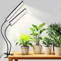 TONYFUL LED Grow Light 20W, 240 LEDs Full Spectrum Clip Plant Growing Lamp with White Red LEDs for Indoor Plants, Indoor Plants Growing Lamps,10 Dimmable Levels, Auto ON & Off with 3/9/12H Timer