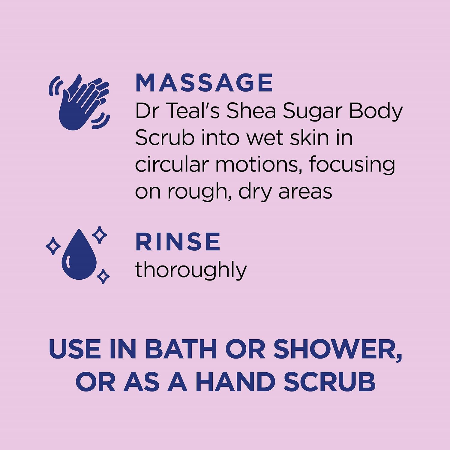 Dr Teal's Shea Sugar Body Scrub, Cannabis Sativa Hemp Seed Oil with Essential Oils, 19 oz (Pack of 3)