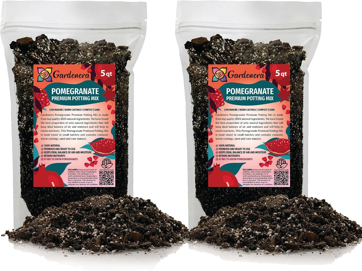 Premium JUST-ADD-Water Potting Soil Mix - Optimal Nutrient-Rich Blend for Thriving and HIGH-Yield Herbal Plants - 3 Quart