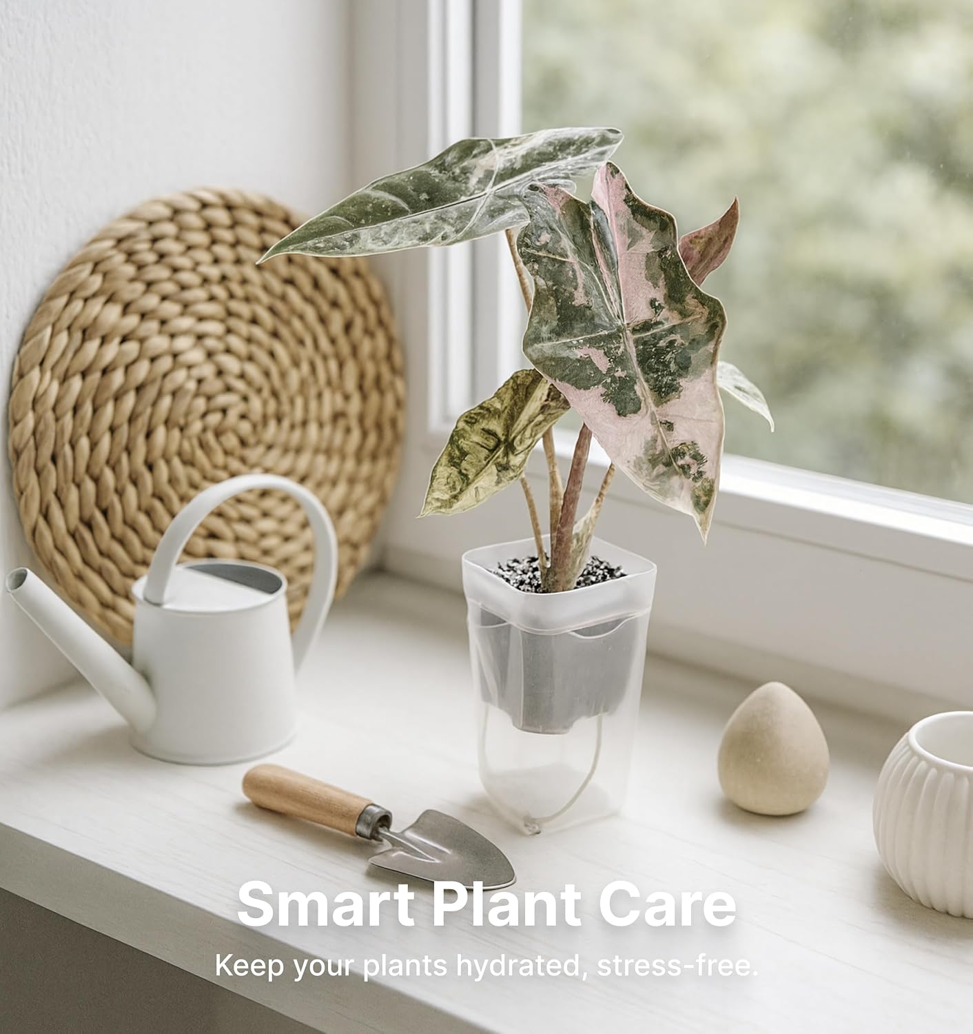 Paquete de 12 macetas pequeñas de autorriego transparente de 2 pulgadas con cúpula de humedad para plantas de interior, tazas de inicio de semillas, kit de aclimatación de cultivo de
