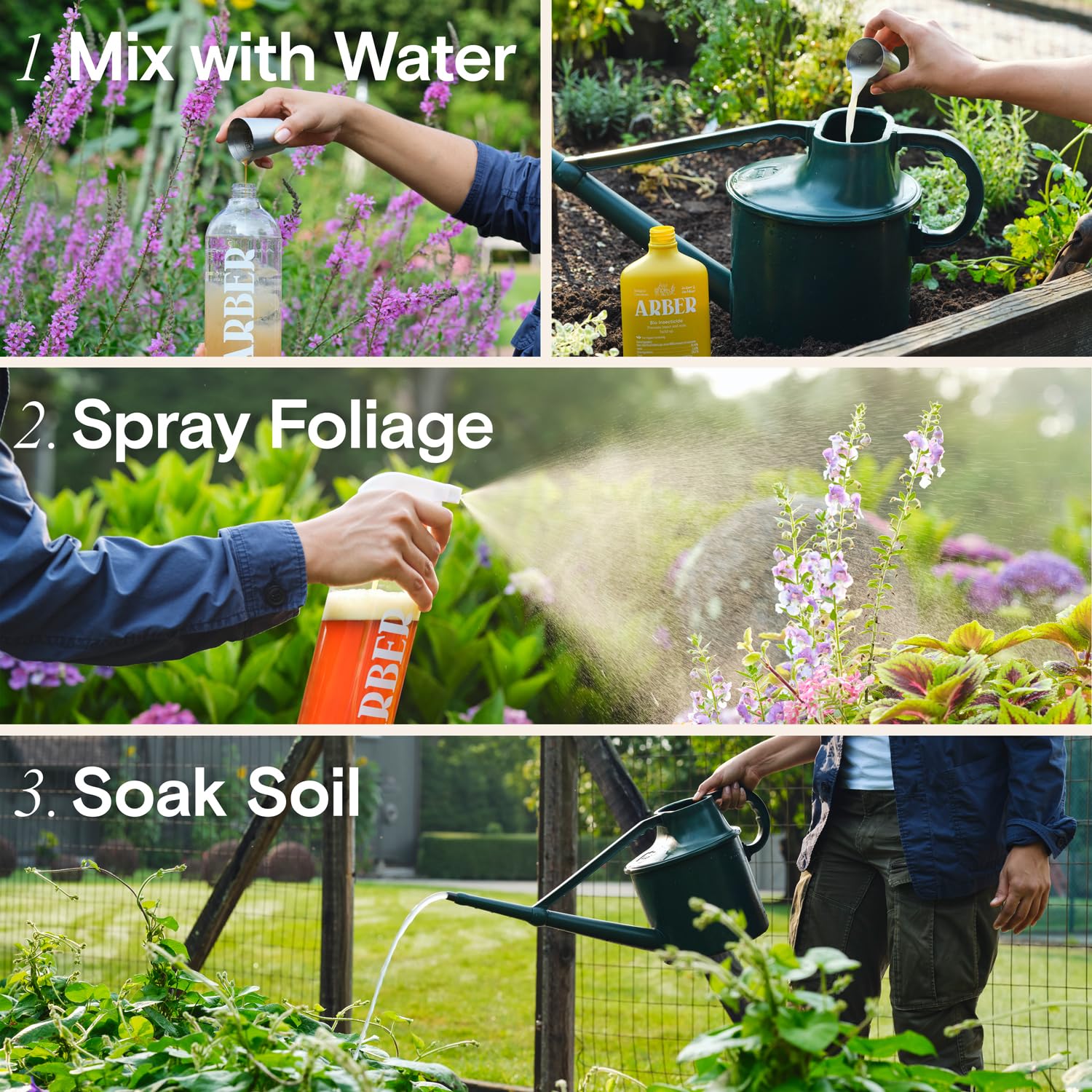 Organic Insecticide & Fungicide for Plants - Indoor/Outdoor, 16oz | Indoor and outdoor protection controls powdery mildew, spider mites, aphids, whiteflies, and fungus gnats