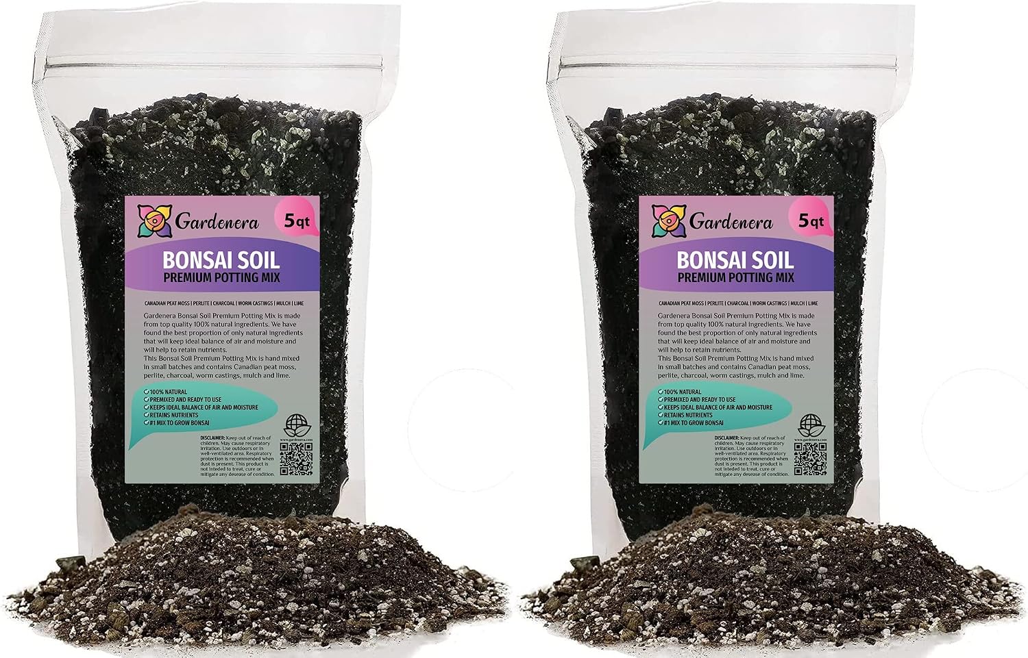 Premium JUST-ADD-Water Potting Soil Mix - Optimal Nutrient-Rich Blend for Thriving and HIGH-Yield Herbal Plants - 3 Quart