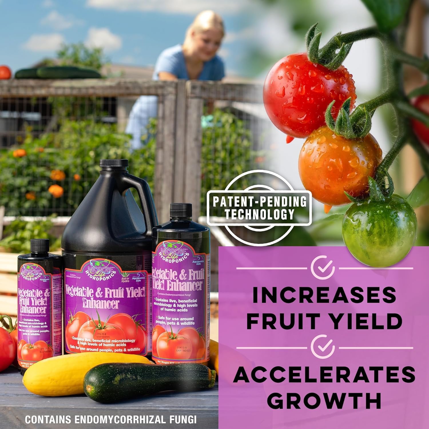 Microbe Life Hydroponics Premium Photosynthesis Plus to Grow Fruits, Vegetables, and Herbs, The Best Professional Big Bud Grow, Use with Any Feeding Systems Including Hydroponics or Soil, 16 Ounces
