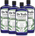 Dr Teal's Foaming Bath with Pure Epsom Salt, Cannabis Sativa Hemp Seed Oil, 34 fl oz (Pack of 4)