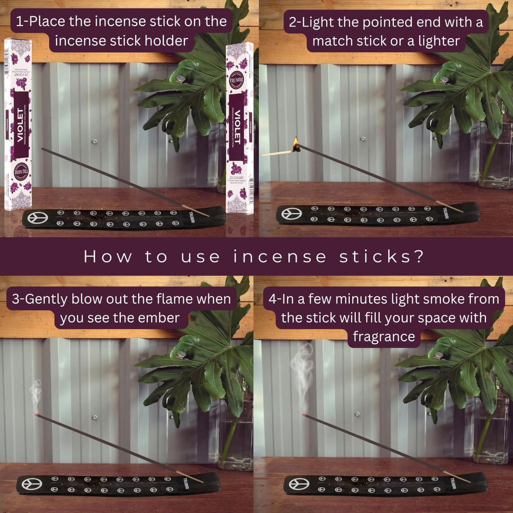 Cannabis Scented Incense Sticks - Total 40 Insence-Sticks - Dual Pack of 20 Insense - Inciensos - Inscents - Natural Non Toxic Ingredients - Incents - Incence - Inscense - Insents