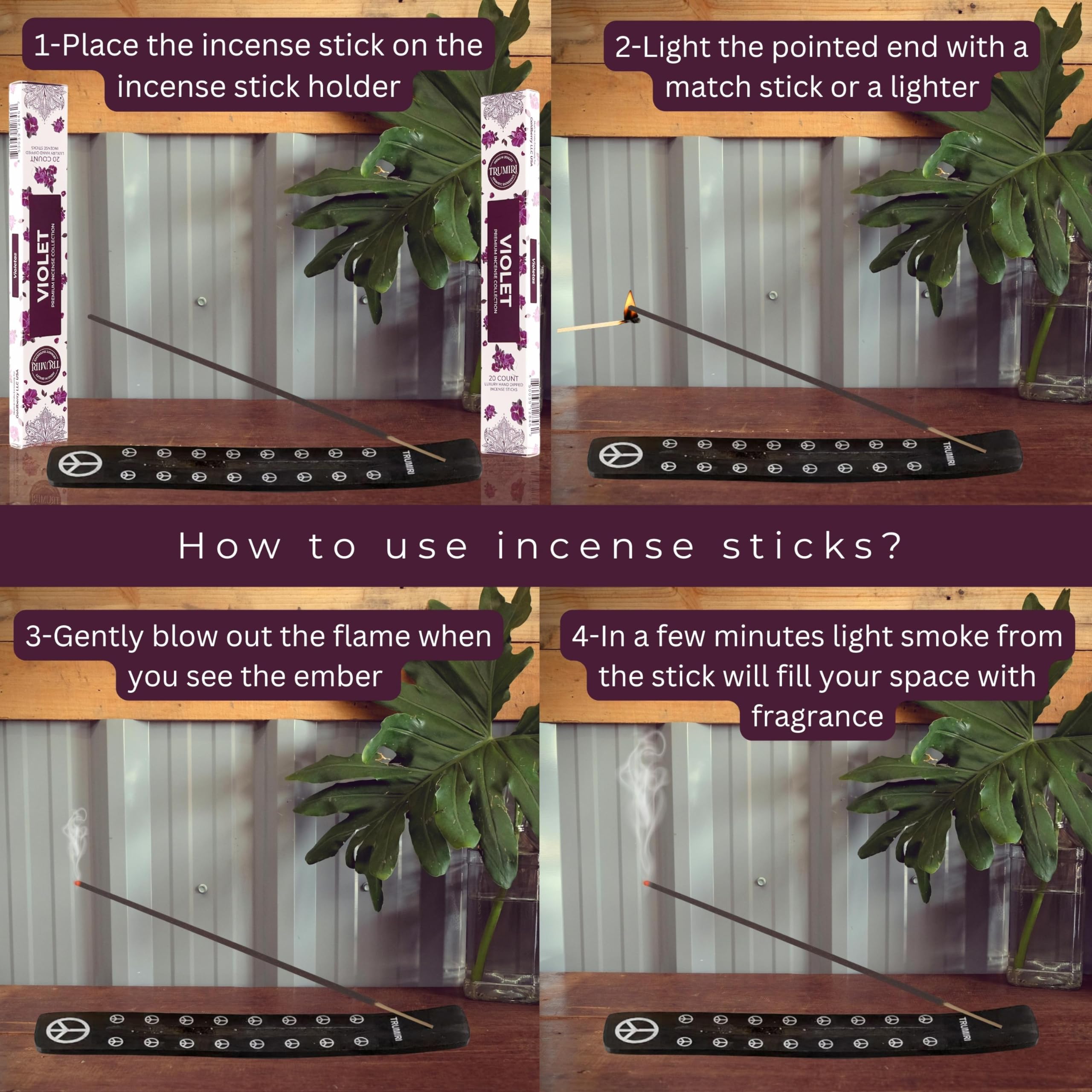 Cannabis Scented Incense Sticks - Total 40 Insence-Sticks - Dual Pack of 20 Insense - Inciensos - Inscents - Natural Non Toxic Ingredients - Incents - Incence - Inscense - Insents