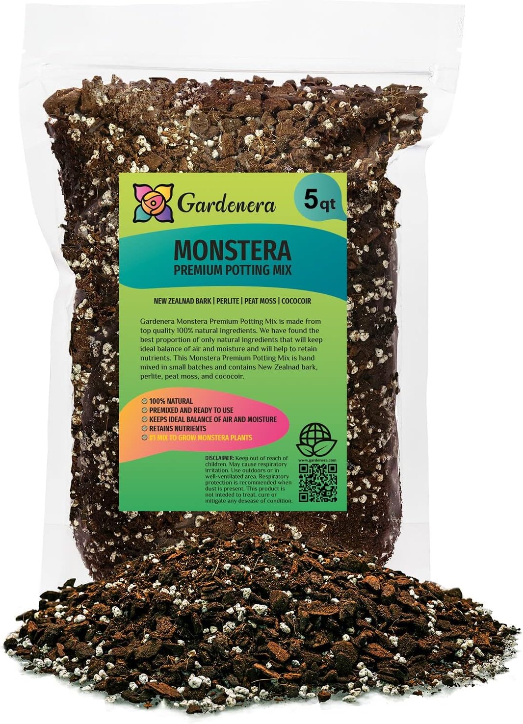 Premium JUST-ADD-Water Potting Soil Mix - Optimal Nutrient-Rich Blend for Thriving and HIGH-Yield Herbal Plants - 3 Quart