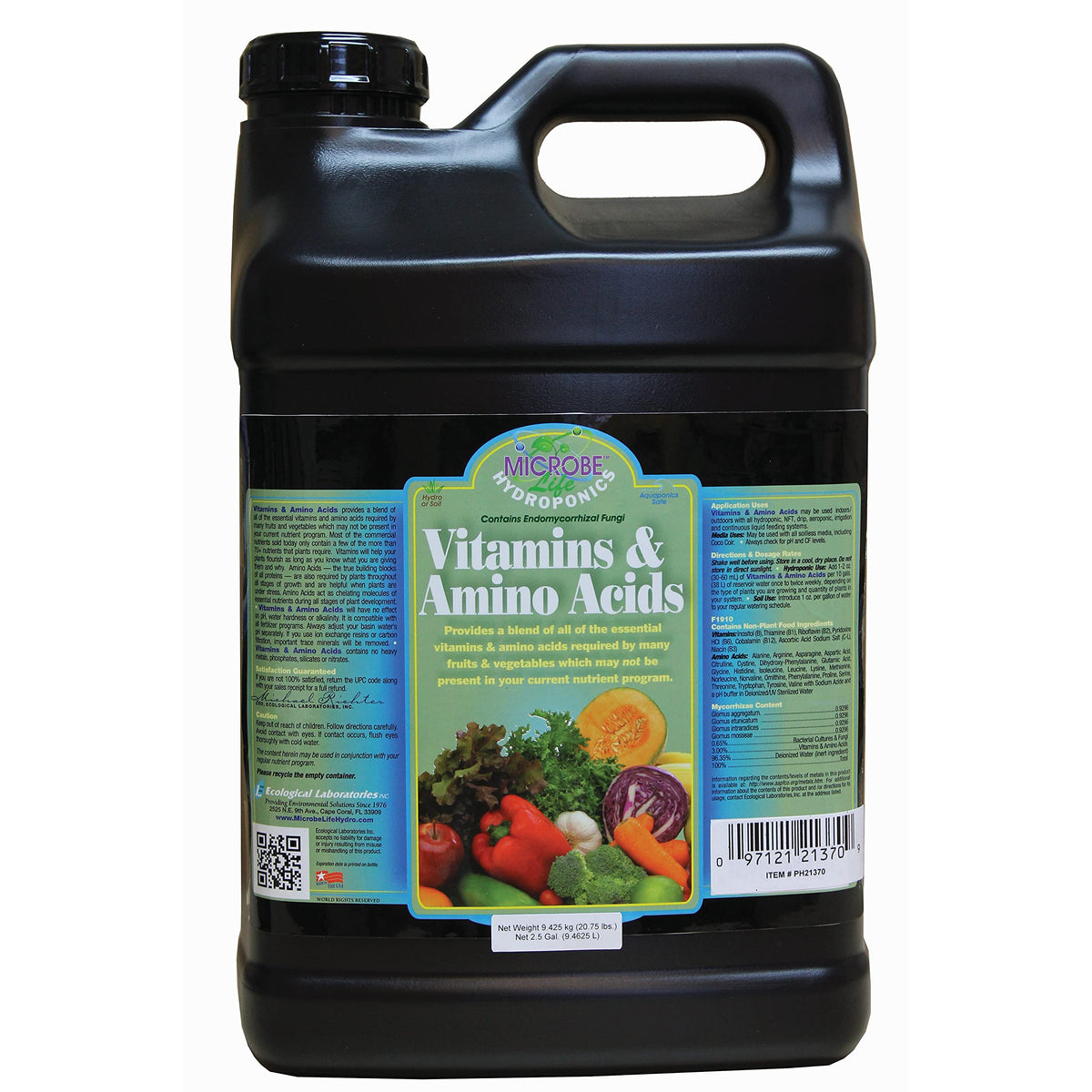 Microbe Life Hydroponics Premium Vitamins & Amino Acids Essential for Maximum Plant Growth and Root Uptake, Use with Any Feeding Systems Including Hydroponics or Soil, 32 Ounces