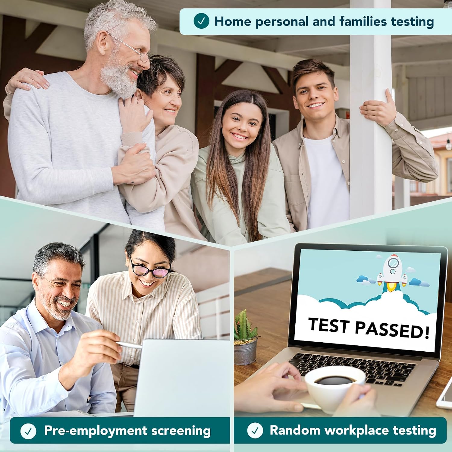 Easy@Home 15 Pack Marijuana Drug Test Kit - Urine THC Test for Home Use | THC Urine Tests (Cannabinoids Test) for Home Use, THC Detox Testing Kits 50ng/mL, Drug Testing Kit Track THC Detox #EDTH-114
