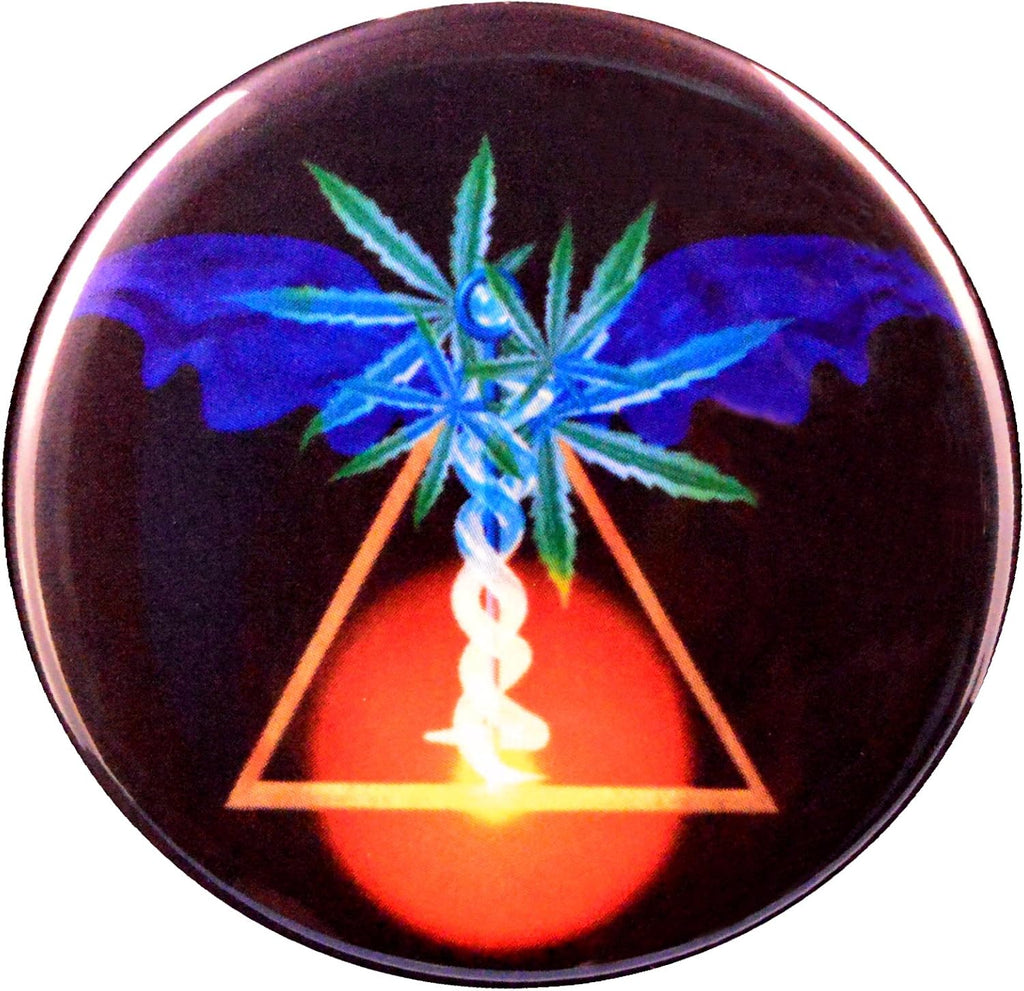 Pack-12 Medical Cannabis Magnets Classic Bundle # 2, 2.25" Diameter