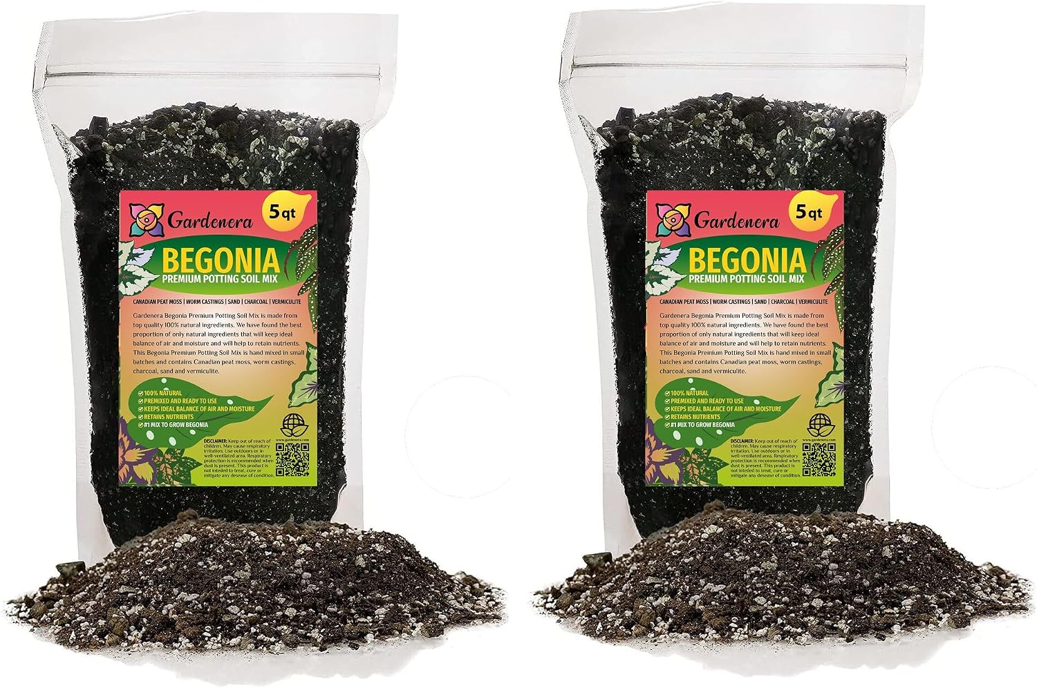 Premium JUST-ADD-Water Potting Soil Mix - Optimal Nutrient-Rich Blend for Thriving and HIGH-Yield Herbal Plants - 3 Quart