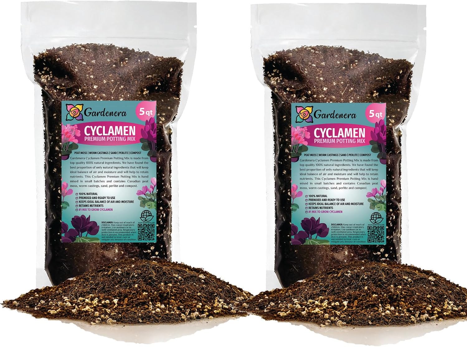 Premium JUST-ADD-Water Potting Soil Mix - Optimal Nutrient-Rich Blend for Thriving and HIGH-Yield Herbal Plants - 3 Quart