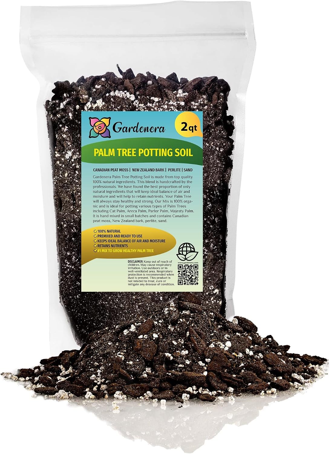 Premium JUST-ADD-Water Potting Soil Mix - Optimal Nutrient-Rich Blend for Thriving and HIGH-Yield Herbal Plants - 3 Quart
