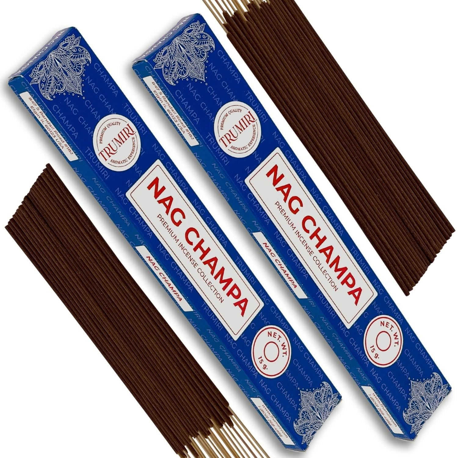 Cannabis Scented Incense Sticks - Total 40 Insence-Sticks - Dual Pack of 20 Insense - Inciensos - Inscents - Natural Non Toxic Ingredients - Incents - Incence - Inscense - Insents
