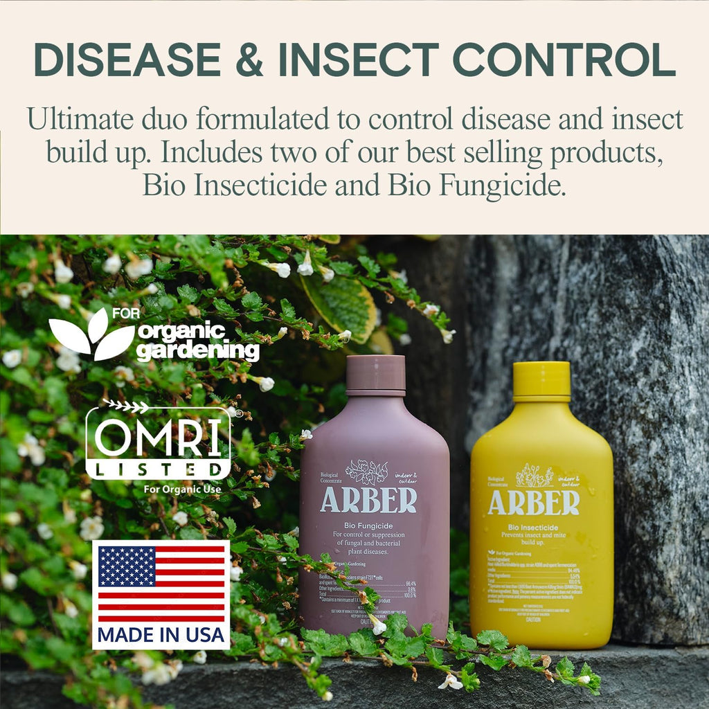 Organic Insecticide & Fungicide for Plants - Indoor/Outdoor, 16oz | Indoor and outdoor protection controls powdery mildew, spider mites, aphids, whiteflies, and fungus gnats