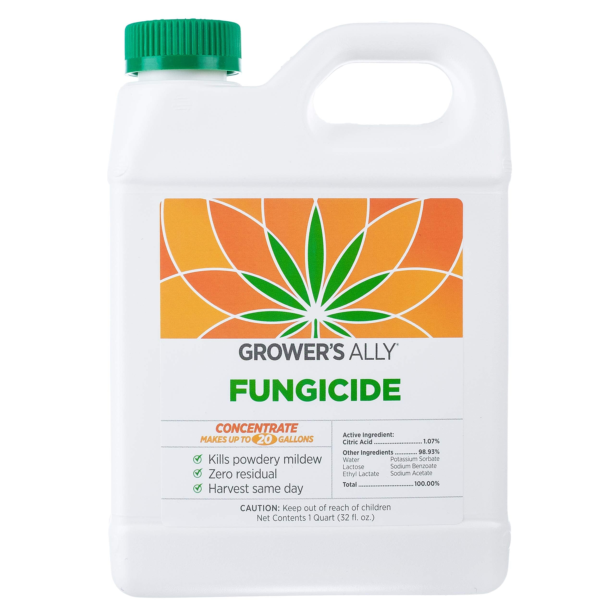 Grower's Ally Fungicide Concentrate for Plants, 8 Oz, Makes 5 Gallons