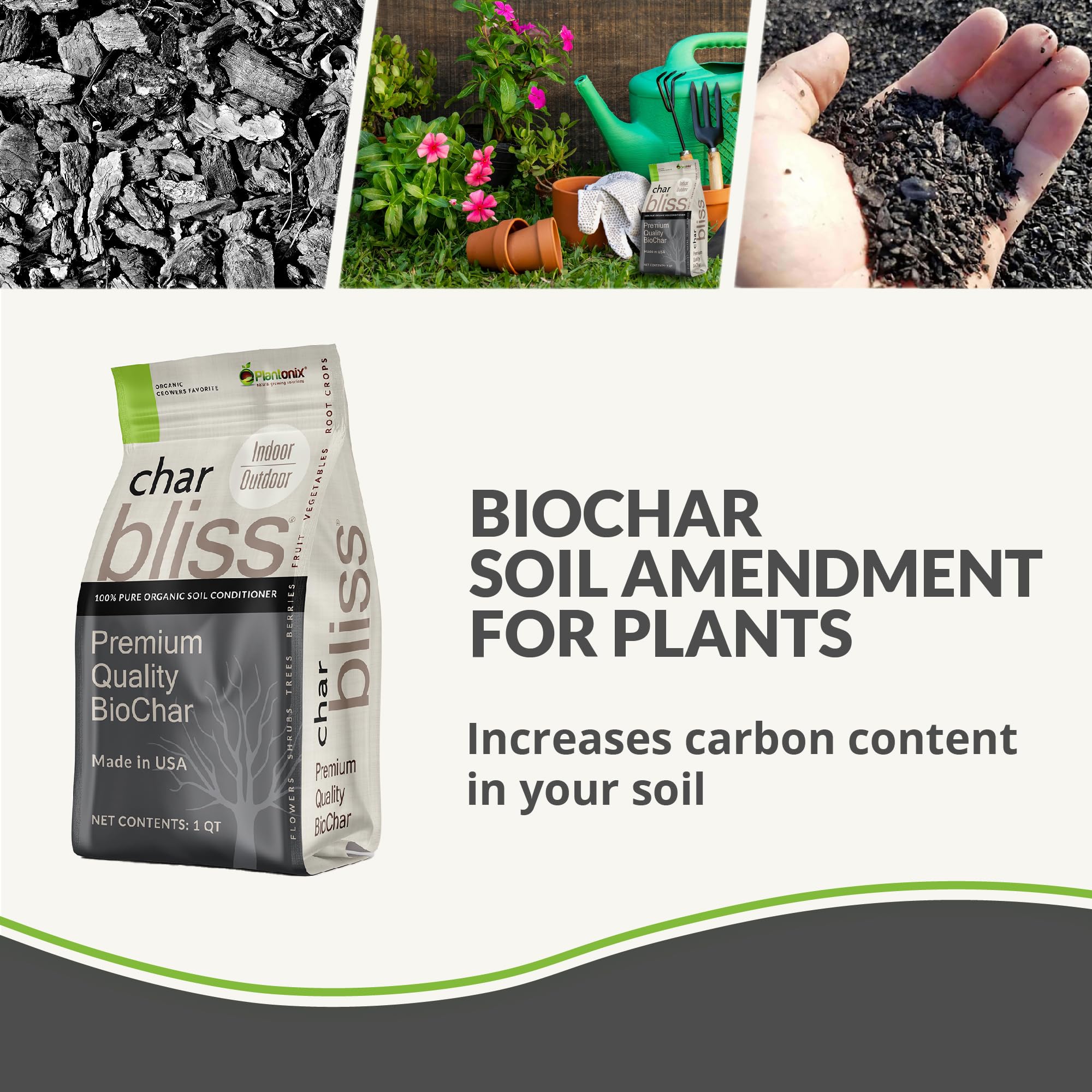 Coco Bliss (10lbs) - Organic Coco Coir for Plants - OMRI-Listed Coco Coir Brick for Garden Soil & Potting Mixes - Coconut Fiber Substrate Mixes with Potting Soil for Indoor Plants & Outdoor Plants
