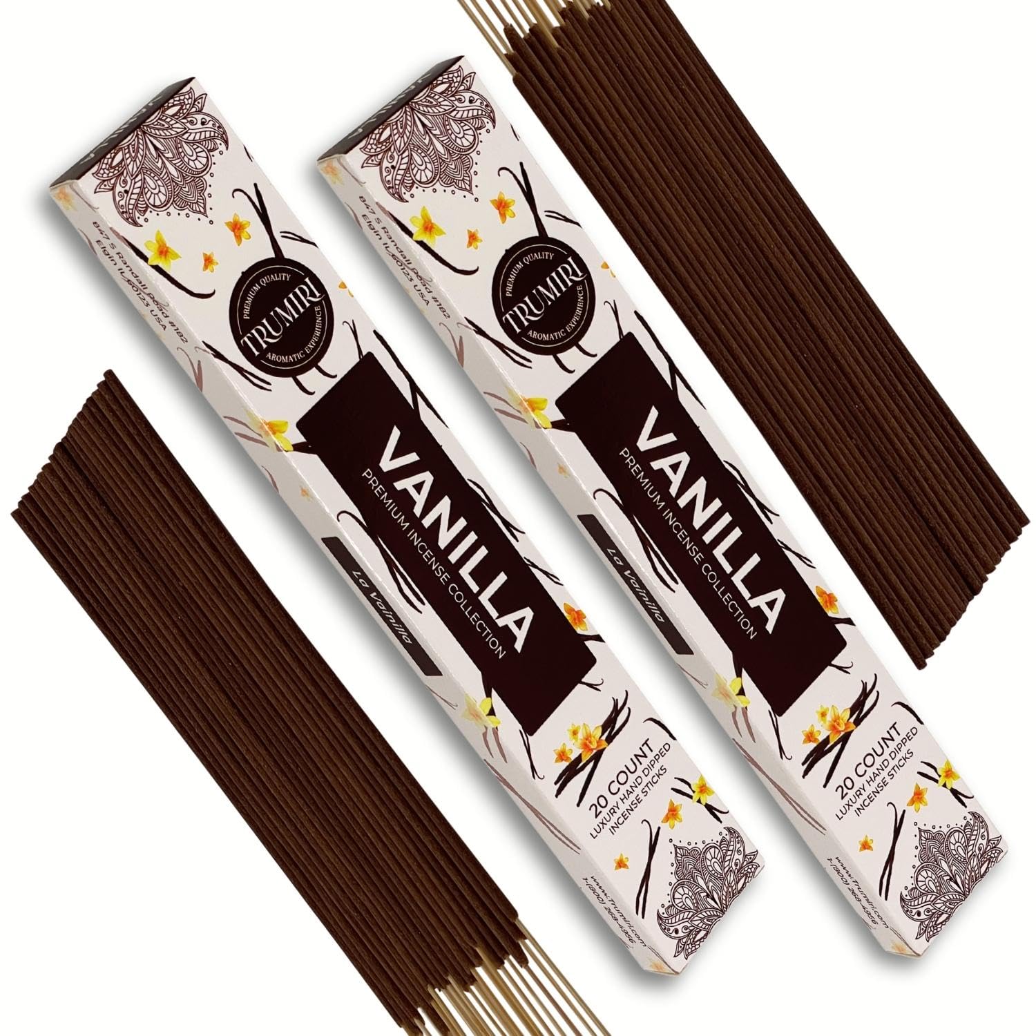 Cannabis Scented Incense Sticks - Total 40 Insence-Sticks - Dual Pack of 20 Insense - Inciensos - Inscents - Natural Non Toxic Ingredients - Incents - Incence - Inscense - Insents