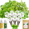 inbloom Hydroponics Herb Seed Pod Kit for AeroGarden, iDoo, Ahopegarden, GARDENCUBE, 7 Pods (350+ Herb Seeds with Basil, Parsley, Mint, Cilantro, Savory, Thyme and Oregano)