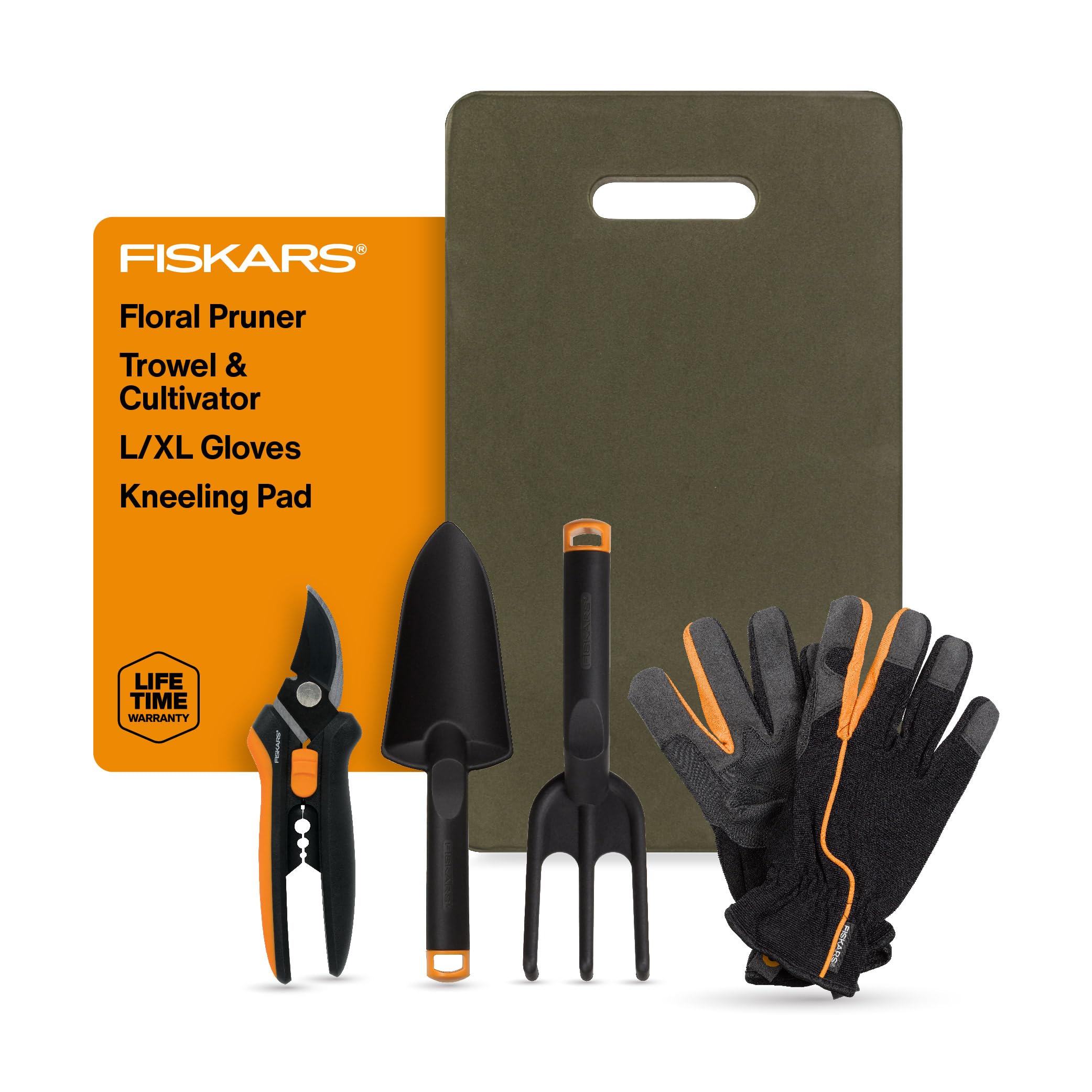 Fiskars 6" Non-Stick Pruning Snips, Resin-Resistant Garden Scissors