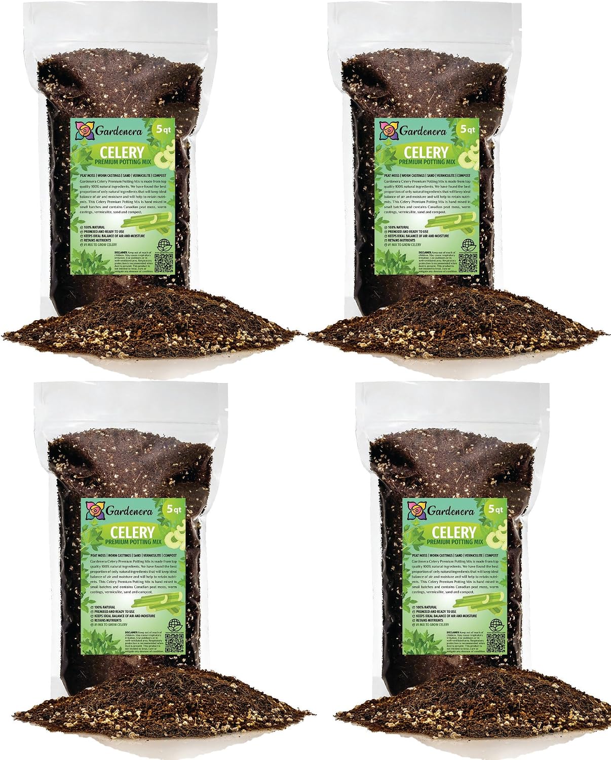 Premium JUST-ADD-Water Potting Soil Mix - Optimal Nutrient-Rich Blend for Thriving and HIGH-Yield Herbal Plants - 3 Quart