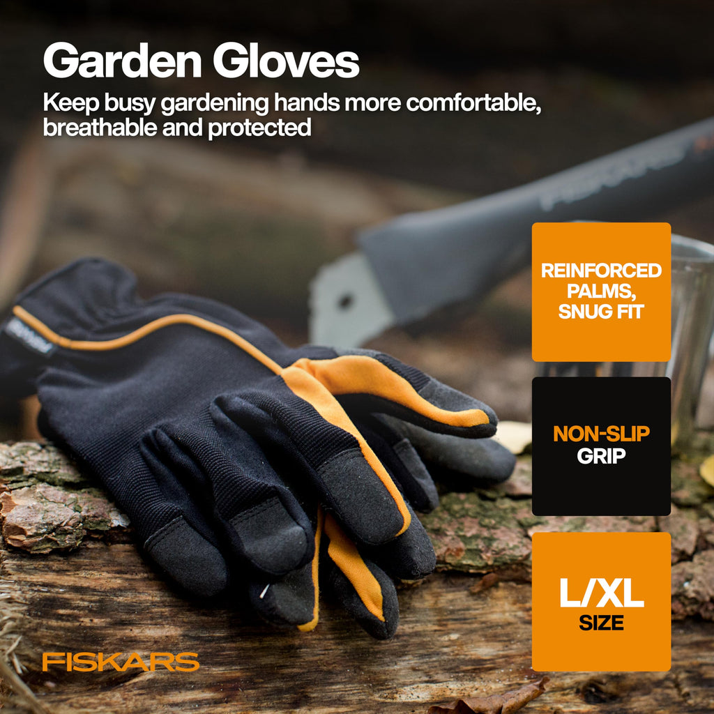 Fiskars 6" Non-Stick Pruning Snips, Resin-Resistant Garden Scissors