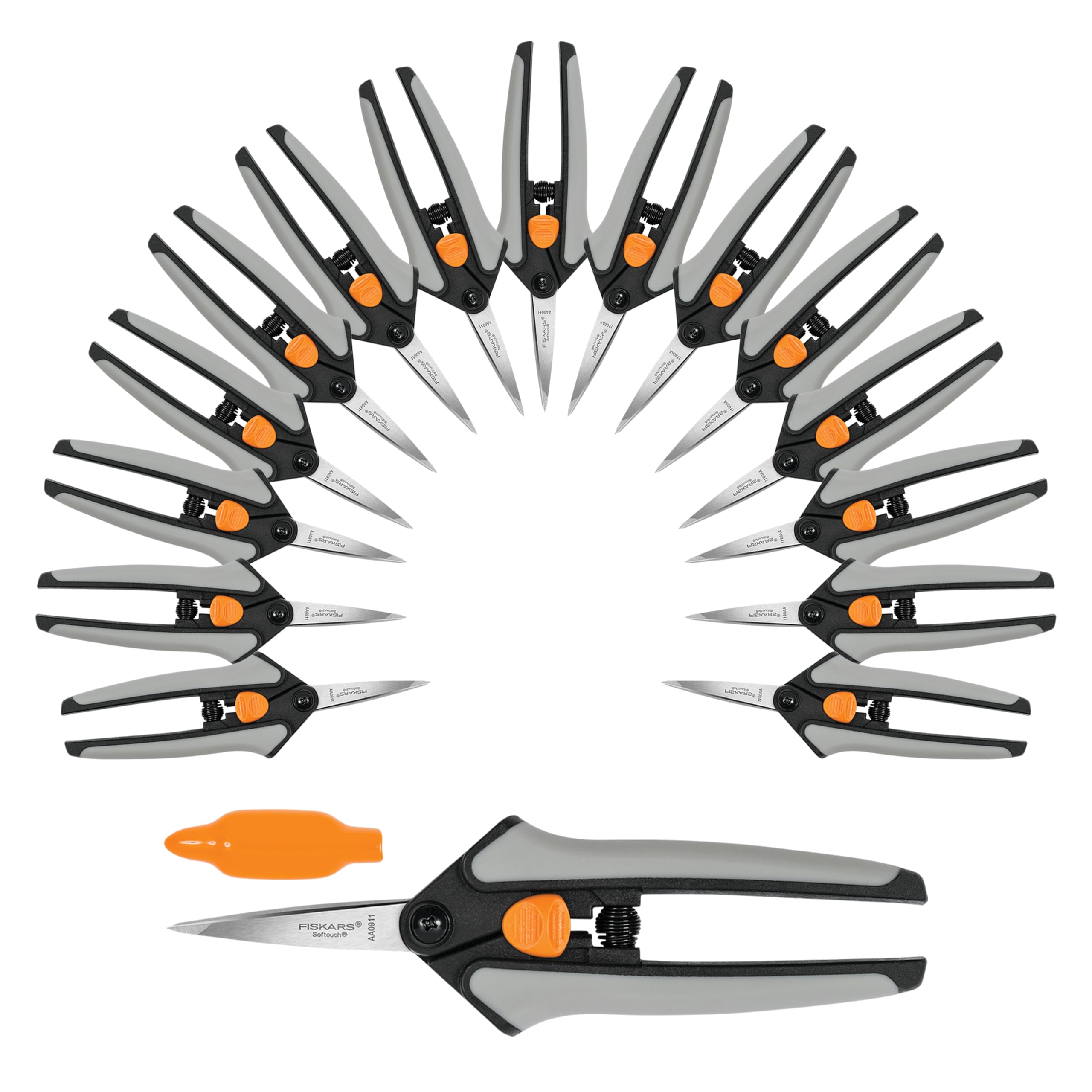 Fiskars 6" Non-Stick Pruning Snips, Resin-Resistant Garden Scissors